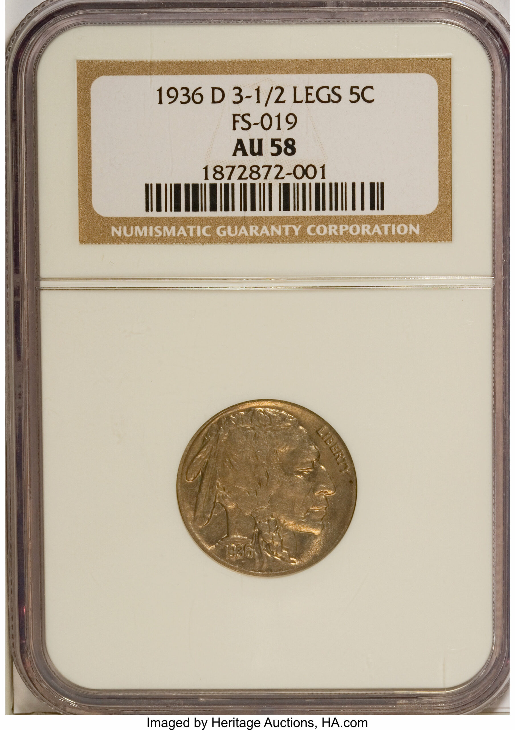 1936 D Buffalo Nickel Value